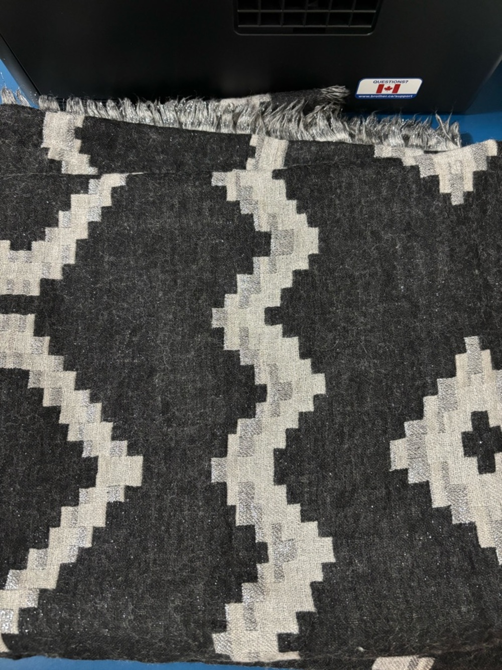 Aritzia Wilfred Wool Reversible Blanket Scarf